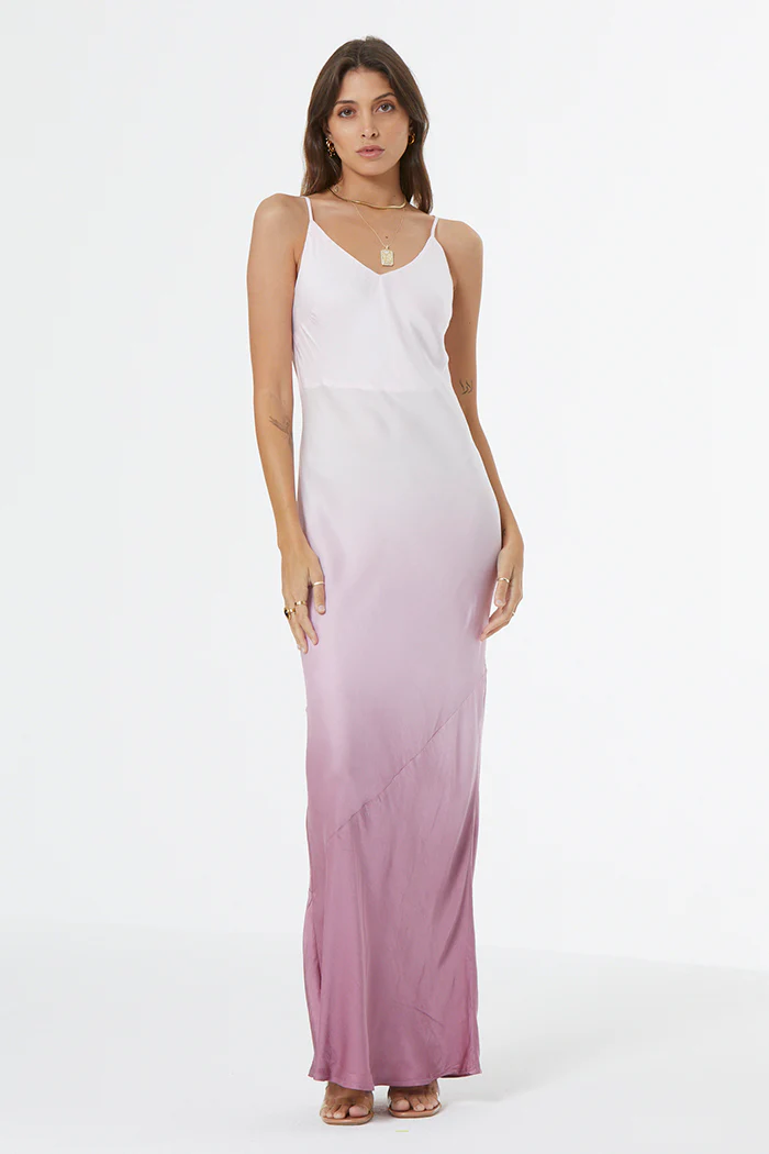 yfb maxi dress Women's Amina Maxi Dress in Pale Pink by YFB