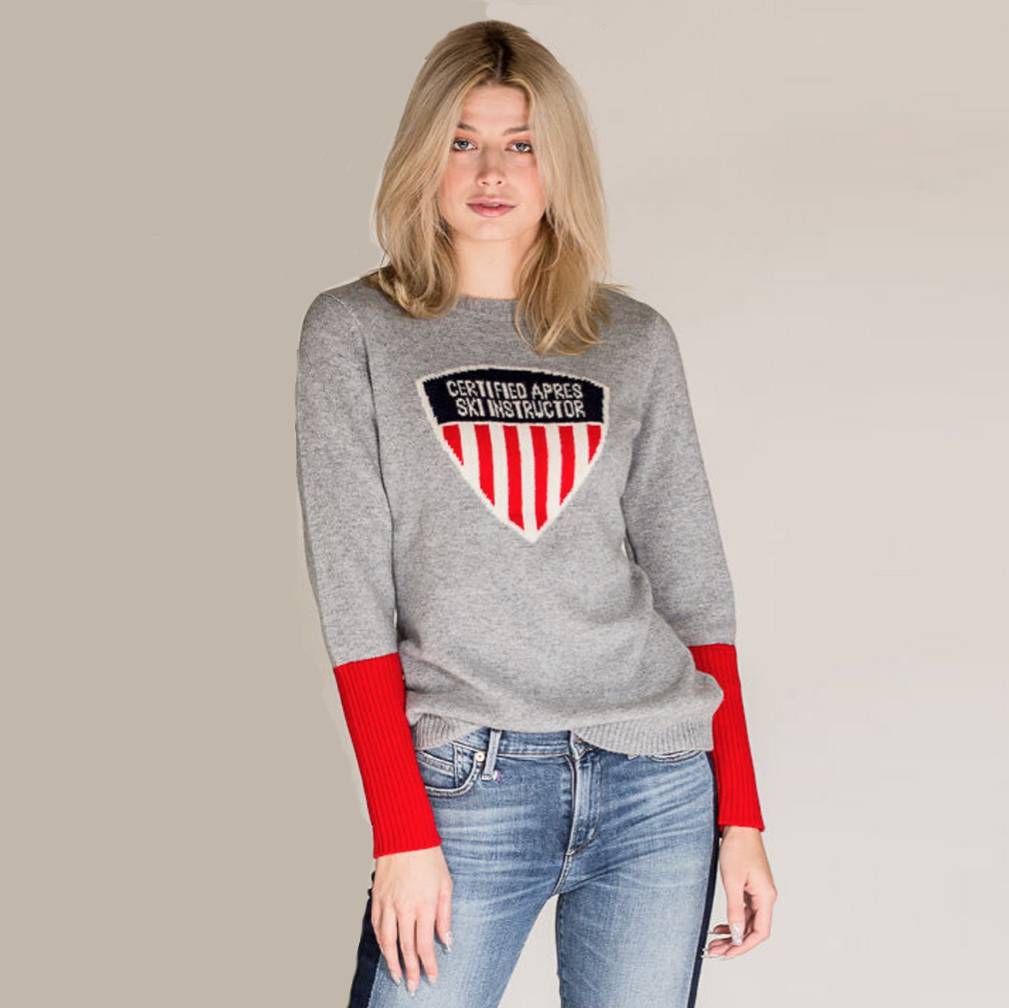 NEVER A WALLFLOWER Apres Ski Sweater