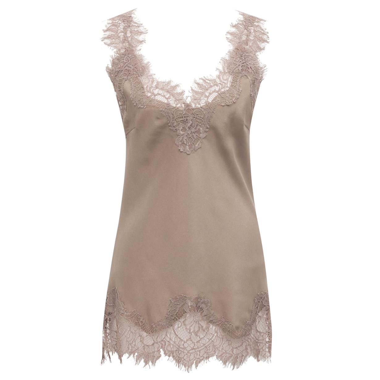 GOLD HAWK Megan Cami Crystal Nude | Fashion Life Boutique